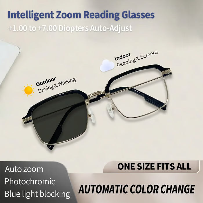🔥Hot Sale 49% off👓✨ Auto-Adjusting HD Reading Glasses（💥Buy 3 Get 1 Free 🛒Free Shipping）