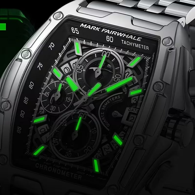 MARK FAIRWHALE Men's Business Quartz Watch | Luxury That Commands Attention | FW-5080.
