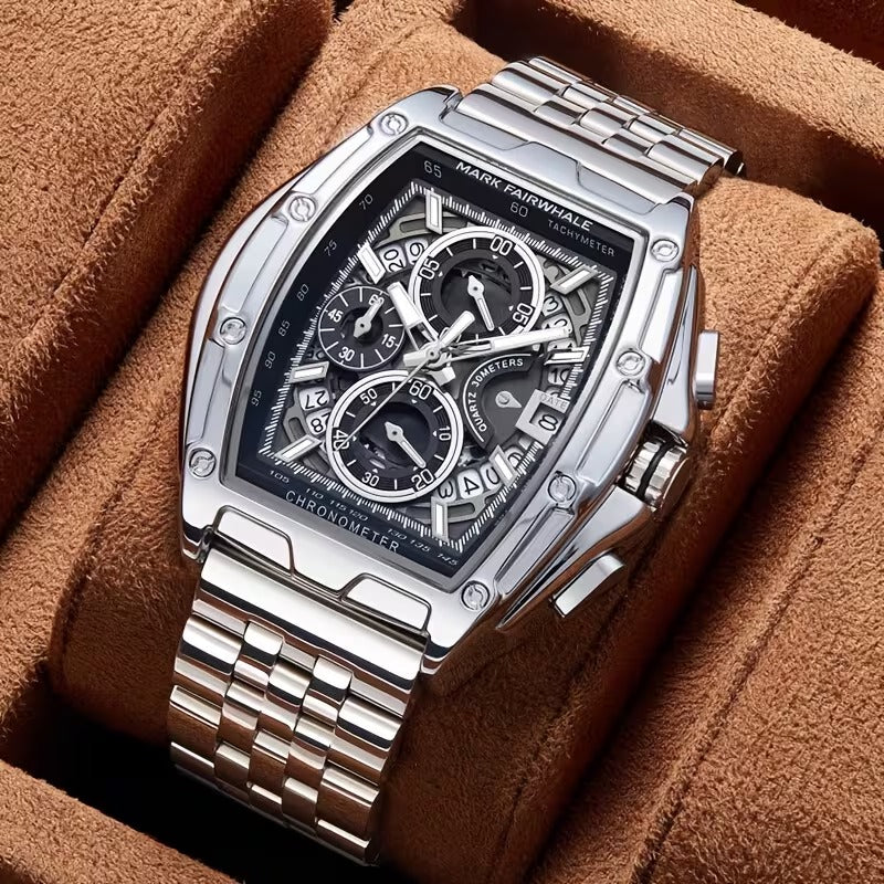 MARK FAIRWHALE Men's Business Quartz Watch | Luxury That Commands Attention | FW-5080.