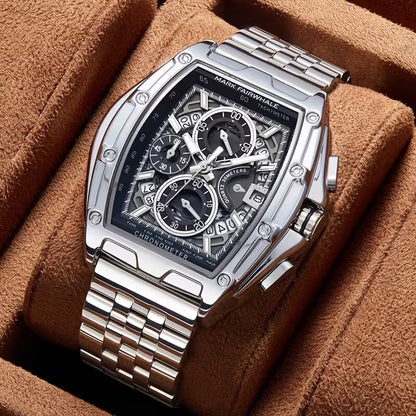 MARK FAIRWHALE Men's Business Quartz Watch | Luxury That Commands Attention | FW-5080.